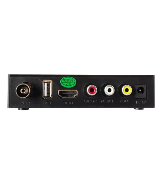 Приставка для цифрового ТВ Starwind CT-140 черный, DVB-T2, DVB-T, DVB-C, HDMI, USB 2.0 х2