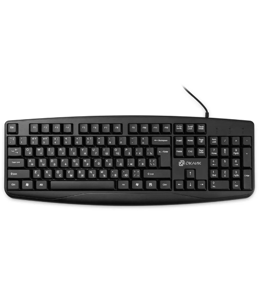 Клавиатура проводная Oklick 105M (1678092), USB, черный