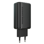 Сетевое зарядное устройство MORE CHOICE (4610196409646) NC79 1USB+2Type-C 3.0A PD 65W быстрая зарядка черный, фото3