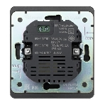 Розетка Kranz ROUND USB-A+Type-C 3А с функцией быстрой зарядки титан, фото2