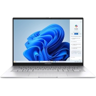 Ноутбук ASUS Zenbook 14 UX3405CA-ST1109/14'/OLED/Intel Core Ultra 9 285H/32Gb/1Tb SSD/Intel Graphics/NoOS/серебристый/1.2kg