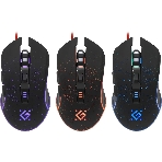 Мышь проводная Defender Draglen GM-907 черный, 7200 dpi, USB, кнопки - 6, фото3