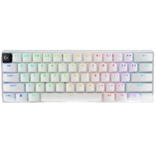 Клавиатура Logitech G PRO X 60 гибридная, Bluetooth, радиоканал, белый