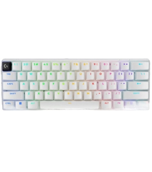 Клавиатура Logitech G PRO X 60 гибридная, Bluetooth, радиоканал, белый