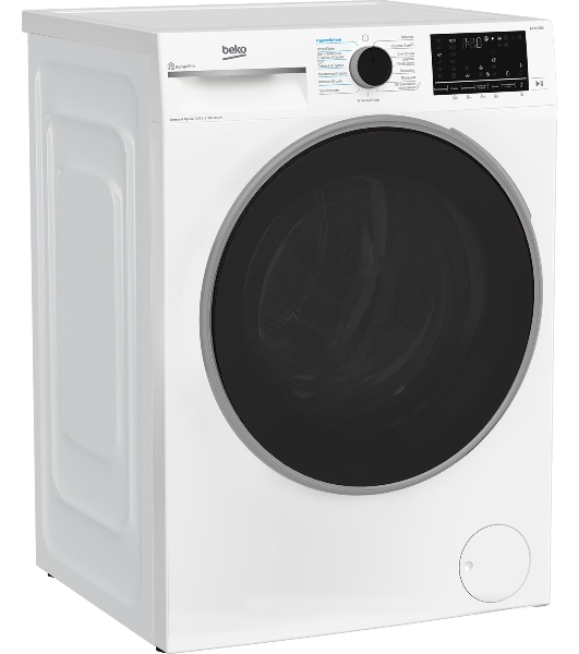 Стирально-сушильная машина Beko B3DFR57H23W белый, загрузка фронтальная 7,5 кг, 1200 об/мин., класс: В