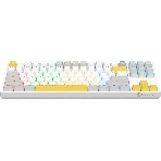 Клавиатура проводная A4Tech Bloody S87 Energy (S87 USB ENERGY WHITE) USB белый/желтый, фото19
