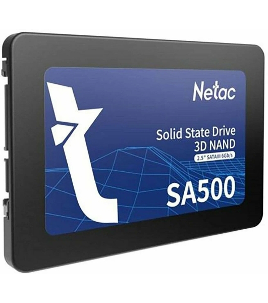 Накопитель SSD Netac SA500, 256Gb, SATA III, 2.5', R/W 520/450