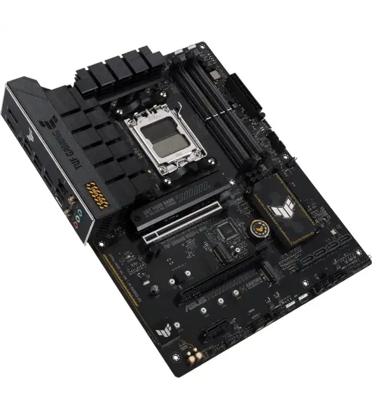 Материнская плата ASUS TUF GAMING B650E-PLUS WIFI, AM5, AMD B650, 4xDDR5, 4xSATA, 3xM.2, 1xPCIe 5.0 x16, 1xPCIe 4.0 x4, 2xPCIe 4.0 x1, 1xDisplayPort, 1xHDMI, 1x2.5Gb LAN, Wi-Fi 6E, Bluetooth 5.3, 1xUSB-C 20Gbps, 3xUSB-A 10Gbps, 6xUSB-A 2.0, 5x3.5 мм, 7.1, ATX