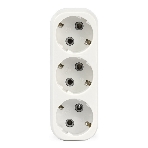 Тройник Smartbuy (SBE-16-A02-3z) 3 гнезда с заземлением плоский 16А 250B, фото3