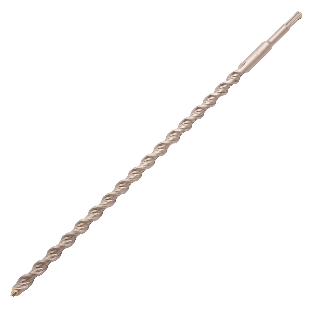 Бур по бетону Denzel двойная спираль, Cobalt W-tip, 16x460 мм, SDS PLUS