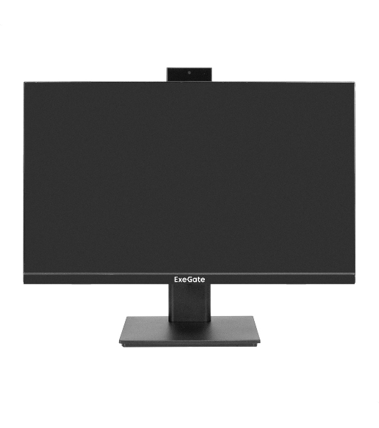 Монитор 23.8' ExeGate SuperView EA2400A IPS 1920x1080, 75 Гц, 5 мс, 16:9, 250 кд/м², HDMI 1.4, VGA, веб-камера (2 Мп), 3.5 мм, черный