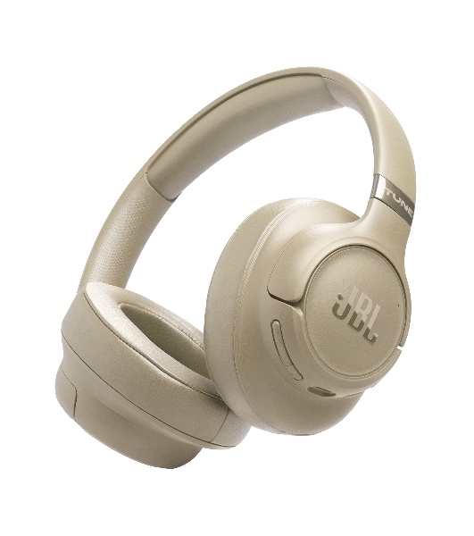 Беспроводные/проводные наушники JBL Tune 780NC бежевый, полноразмерные, Bluetooth + проводной, адаптивное шумоподавление