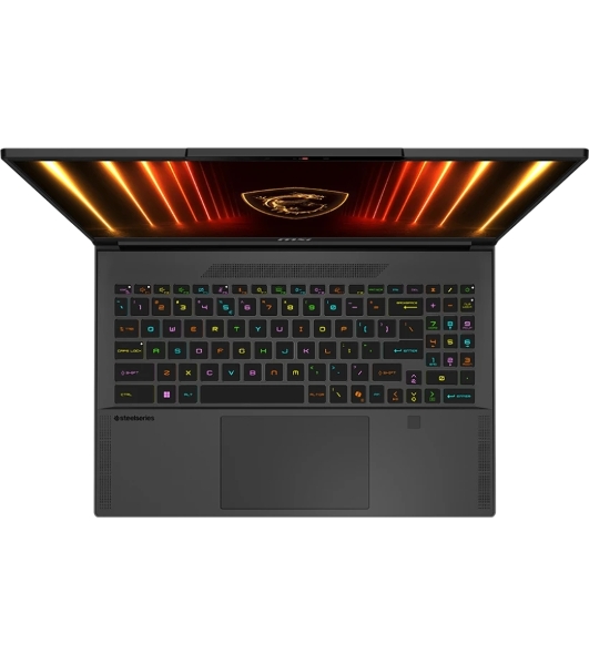 Ноутбук MSI Stealth 16 AI A2HWFG-086XRU Core Ultra 7 255H 32Gb SSD1Tb NVIDIA GeForce RTX 5060 8Gb 16' OLED QHD+ (2560x1600) FreeDOS black WiFi BT Cam (9S7-15F535-086)