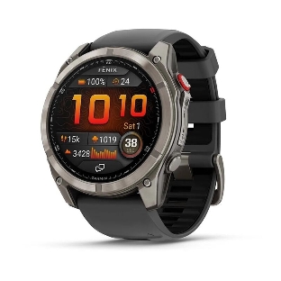 Умные часы Garmin Fenix 8 Pro 51mm AMOLED, 1.4' AMOLED, ANT+, Bluetooth, Wi-Fi, NFC, 10 ATM, серебристый / желтый