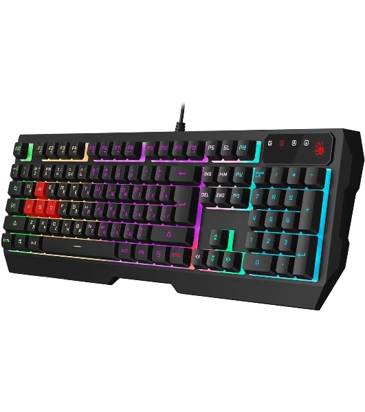 Комплект клавиатура+мышь A4Tech Bloody B1700 проводной, USB, 6000 DPI, чёрный