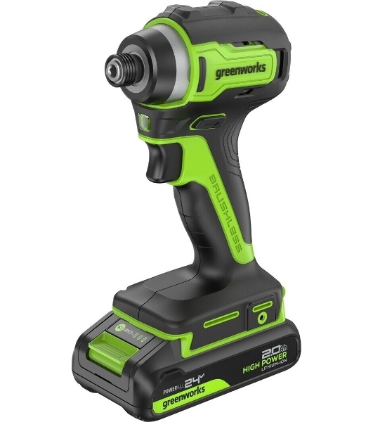 Винтоверт Greenworks ID3170 аккум. патрон:шестигр.1/4' (3804907CUA)