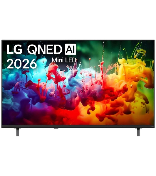 Телевизор LG 55QNED70B6C, 55', черный титан, QNED, 4K Ultra HD, 60Hz, WebOS