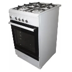 Плита газовая De Luxe 506040.24Г ЧР белый, конфорок 4 шт, духовка 54 л, 50 см x 85 см x 60 см, фото5