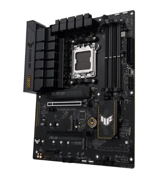 Материнская плата ASUS TUF GAMING B650E-PLUS WIFI, AM5, AMD B650, 4xDDR5, 4xSATA, 3xM.2, 1xPCIe 5.0 x16, 1xPCIe 4.0 x4, 2xPCIe 4.0 x1, 1xDisplayPort, 1xHDMI, 1x2.5Gb LAN, Wi-Fi 6E, Bluetooth 5.3, 1xUSB-C 20Gbps, 3xUSB-A 10Gbps, 6xUSB-A 2.0, 5x3.5 мм, 7.1, ATX