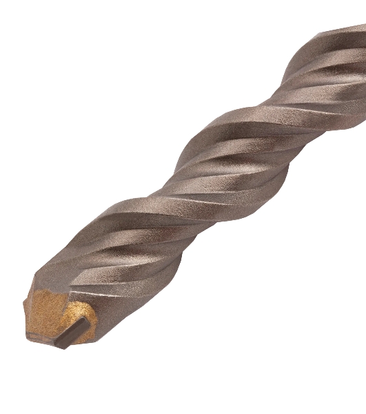 Бур по бетону Denzel двойная спираль, Cobalt W-tip, 16x460 мм, SDS PLUS