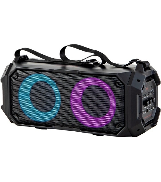 Колонка портативная Ural Молния Молния 600 черный 60W 2.0 BT/3.5Jack 3000mAh