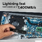 Накопитель SSD Crucial T500, 2Tb, M.2 2280, PCIe 4.0 x4, NVMe, R/W 7400/7000, фото3