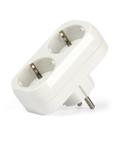 Разветвитель Smartbuy (SBE-16-A02-2z) 2 гнезда белый