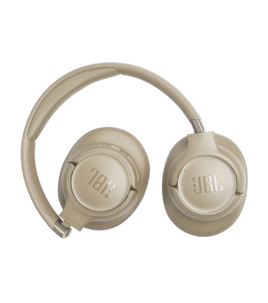 Беспроводные/проводные наушники JBL Tune 780NC бежевый, полноразмерные, Bluetooth + проводной, адаптивное шумоподавление