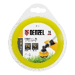 Леска для триммера Denzel звезда 2,4 мм х 15 м, блистер FLEX CORD, фото4