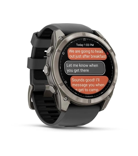 Умные часы Garmin Fenix 8 Pro 51mm AMOLED, 1.4' AMOLED, ANT+, Bluetooth, Wi-Fi, NFC, 10 ATM, серебристый / желтый