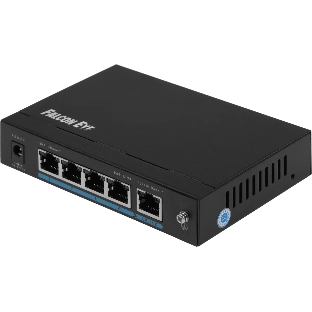 Коммутатор Falcon Eye FE-104POE-S, 4×100 Мбит/с PoE + 1×100 Мбит/с Uplink, неуправляемый