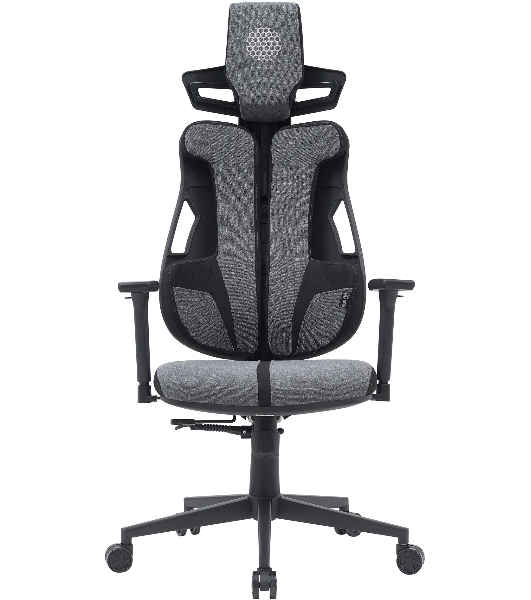 Кресло Cactus CS-CHR-DUO-GYBK серый, экокожа
