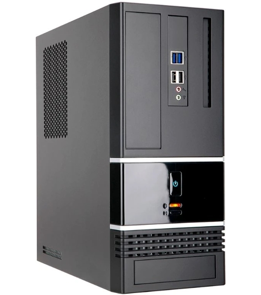Компьютерный корпус INWIN BK623BL USB 3.0 (Micro-ATX, RB-S400BN1-0, 400W, 2xUSB 3.0, 2xUSB 2.0+Audio, черный)