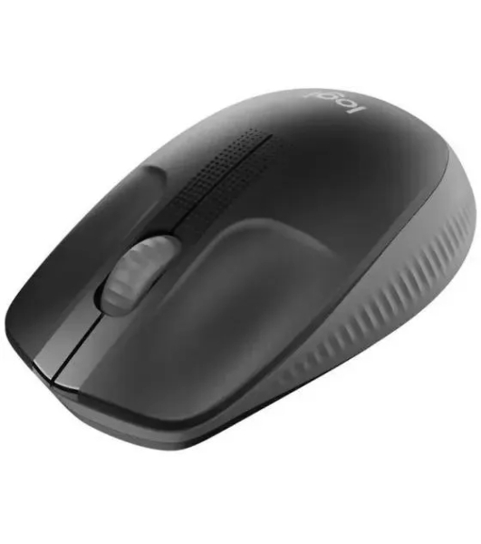 Мышь беспроводная Logitech M190 черный, 1000 dpi, радиоканал, USB, кнопки - 3