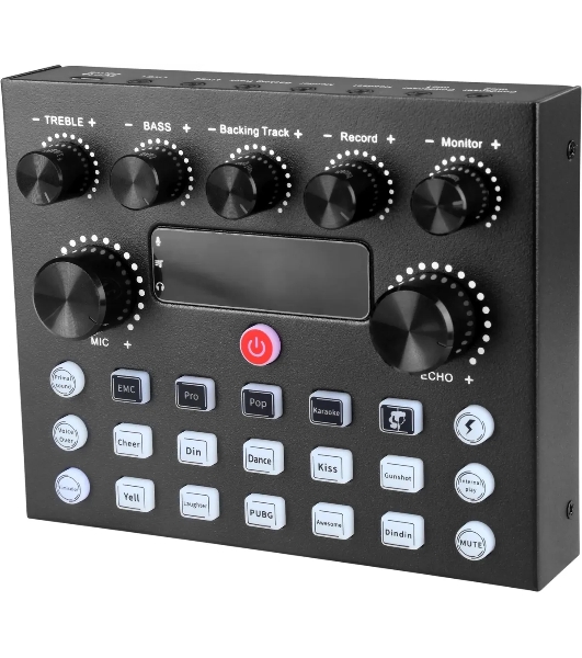 Микрофон проводной Оклик SM-600G 2.5м черный