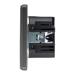 Розетка Kranz ROUND USB-A+Type-C 3А с функцией быстрой зарядки титан, фото5