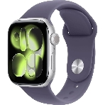 Умные часы Apple Watch Series 11 A3331, 1.77' OLED, Wi-Fi, Bluetooth, IPNX, серебристый, фиолетовый, фото 1