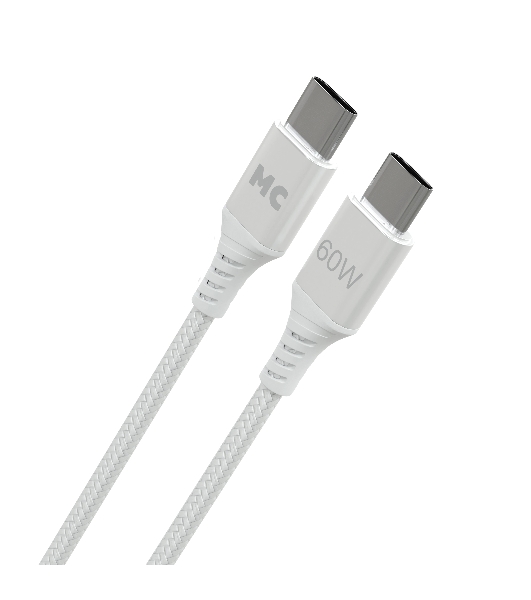 Кабель MORE CHOICE (4620202554116) K69aa 2м USB 3.0A PD 60W для Type-C Type-C- 2м, белый
