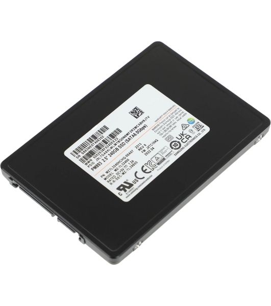 Накопитель SSD Samsung PM893, 240Gb, SATA III, 2.5', R/W 550/380
