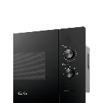 Встраиваемая микроволновая печь MONSHER MMH 1015 Noir, High-Tech, 15 л, мощность 600 Вт, 5 уровней мощности, размораживание, поворотное управление, черный, фото5