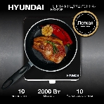 Плита настольная электрическая Hyundai HYC-0105 белый стеклокерамика, фото15