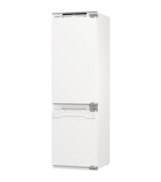 Встраиваемый холодильник Gorenje NRKI517142, полезный объем 243 л, электронное управление, цифровой дисплей, автоматическое размораживание No Frost, быстрое замораживание, интенсивное охлаждение, зона свежести с контролем влажности, слайдерное крепление, энергоэффективность А+