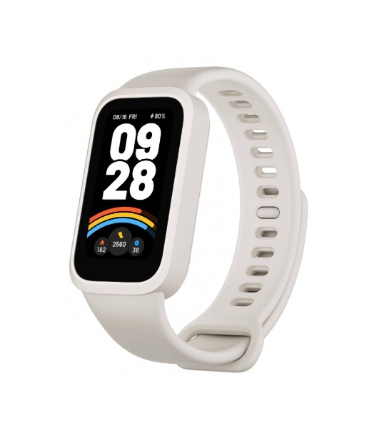 Фитнес-браслет Xiaomi Smart Band 9 Active M2435B1, 1.47' TFT, Bluetooth, WR50, бежевый / белый