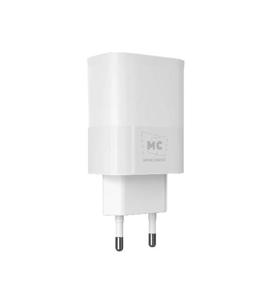 Сетевое зарядное устройство MORE CHOICE (4620202553379) NC09 1USB 3.0A QC3.0 15W, белый
