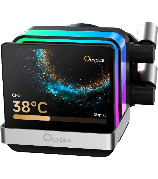 Система жидкостного охлаждения Ocypus Sigma L36 PRO BK IPS Display/черный/310W/All Intel/AMD AM*/Screws