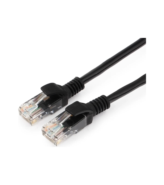 Патч-корд медный UTP Cablexpert PP10-10M/BK cat.5e, 10м, литой, многожильный, черный
