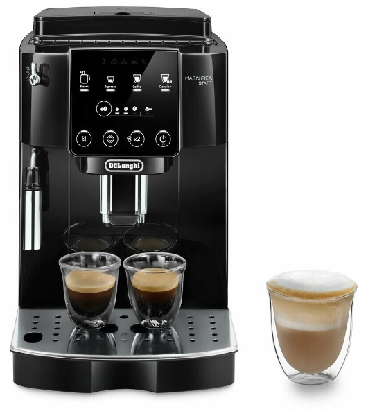 Кофемашина автоматическая DeLonghi ECAM 220.21 B черный, исп. кофе - молотый/зерновой, 1.8 л, 1450 Вт, 15 Бар.