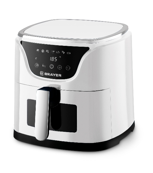 Аэрогриль Brayer BR2036WH белый, 1500 Вт, 5 л, сенсор, 7 программ