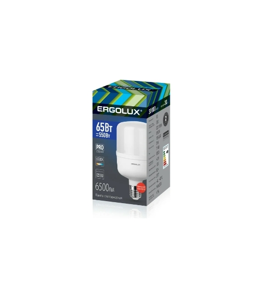 Лампа светодиодная Ergolux 14330 LED-HW-65W-E40-6K PRO 65Вт E27/E40 6500К 150-260В