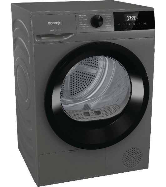 Сушильная машина Gorenje D2HNE82/C серый, 8 кг, сушка - тепловой насос, программ - 15, 59.5 x 84.5 x 58 см